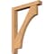 Ekena Millwork Westlake Block Smooth Bracket w/ Offset Brace, Western Red Cedar, 5 1/2"W x 36"D x 48"H BKT0604X36X48WTL05SWR - alternate 1
